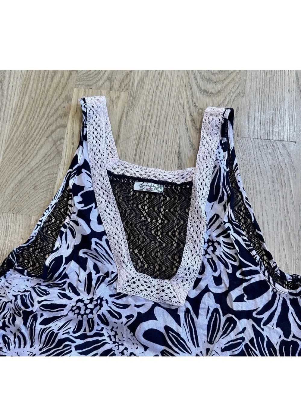 Free People Tiers For You Floral Maxi Dress NWOT Black Pink XS
